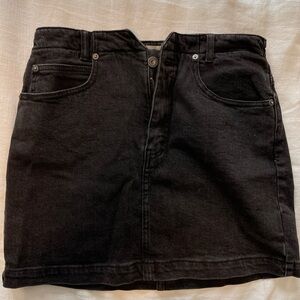 Free People denim skirt